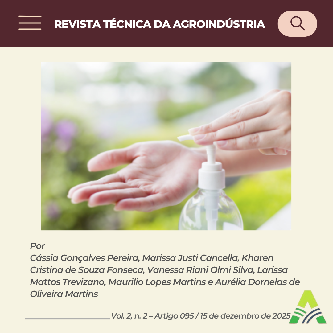 DESENVOLVIMENTO DE SABONETE LÍQUIDO CONTENDO LEITE DE BÚFALA 